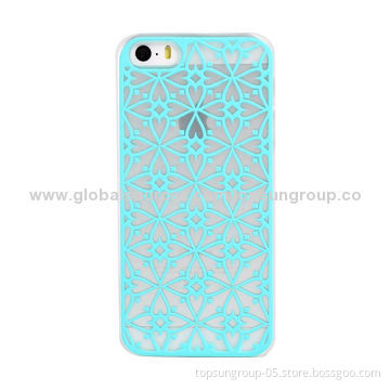 PC Case for iPhone 5, High-quality Anaglyph, with Various Styles, OEM/ODM Orders Warmly Welcomed